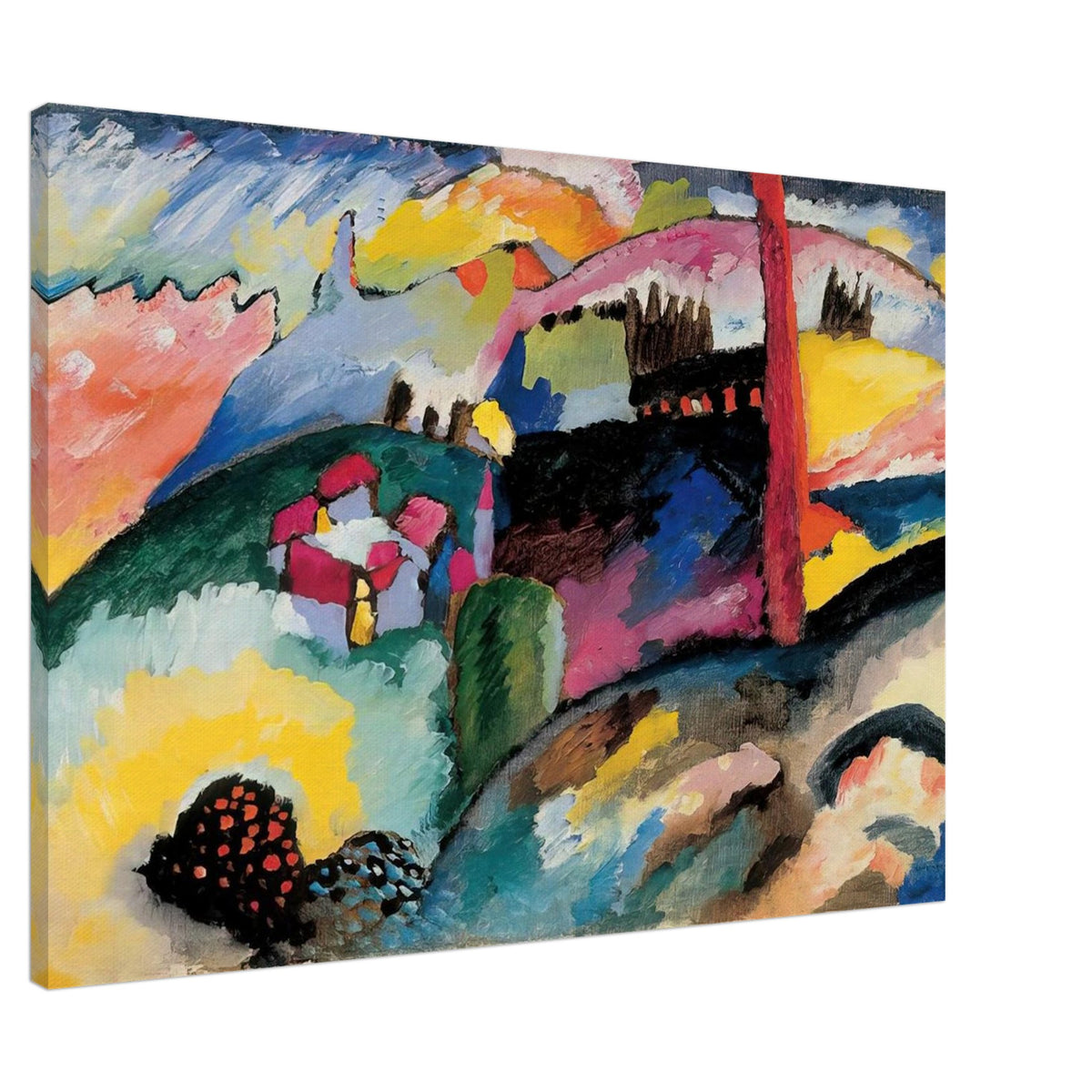 LANDSCAPE WITH FACTORY CHIMNEY 1910 Canvas | Wassily Kandinsky Canvas | Wassily Kandinsky Shop
