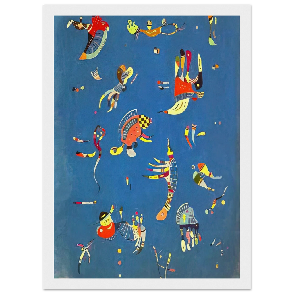 SKY BLUE 1940 Framed Poster | Wassily Kandinsky Framed Prints Wall Art | Wassily Kandinsky Shop