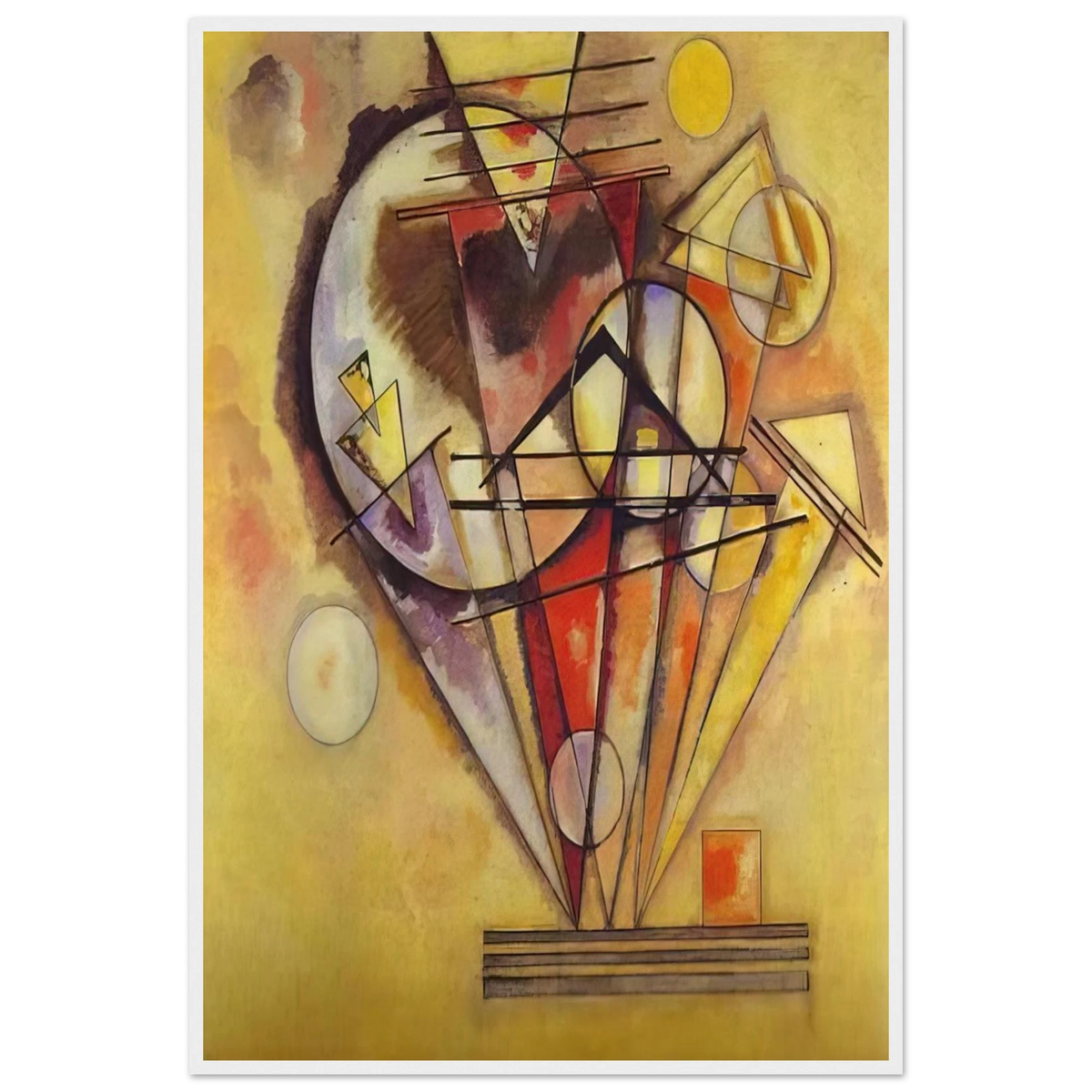 ON THE POINTS 1928 Framed Poster | Wassily Kandinsky Framed Prints Wall Art | Wassily Kandinsky Shop