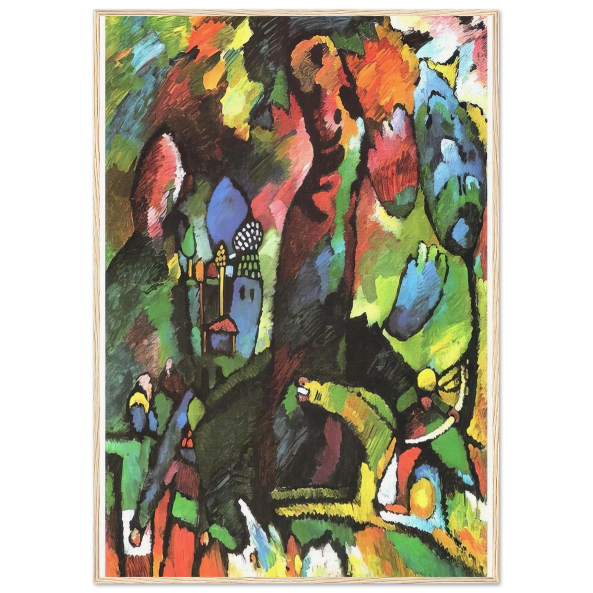 PICTURE WITH ARCHER 1909 Framed Poster | Wassily Kandinsky Framed Prints Wall Art | Wassily Kandinsky Shop