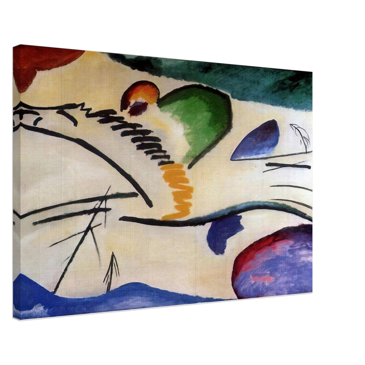 LYRICAL LYRICS 1911 Canvas | Wassily Kandinsky Canvas | Wassily Kandinsky Shop