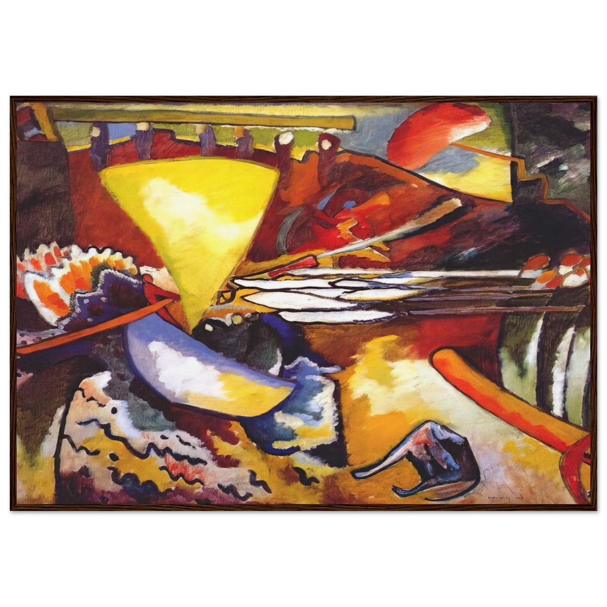 IMPROVISATION 11 1910 Framed Poster | Wassily Kandinsky Framed Prints Wall Art | Wassily Kandinsky Shop
