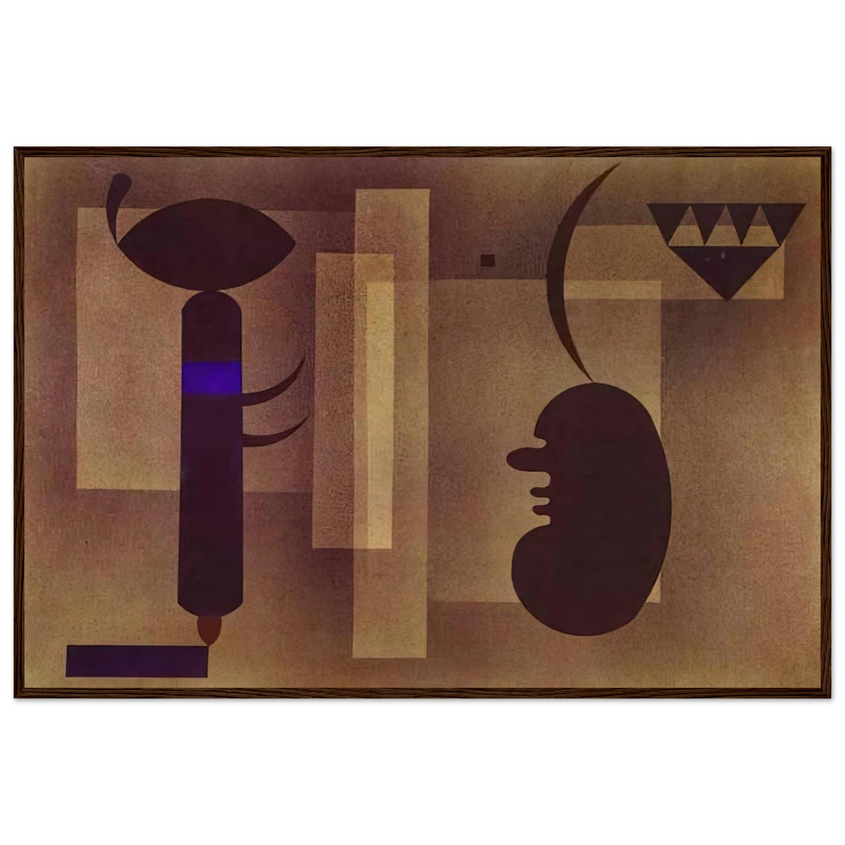 GLOOMY SITUATION 1933 Framed Poster | Wassily Kandinsky Framed Prints Wall Art | Wassily Kandinsky Shop