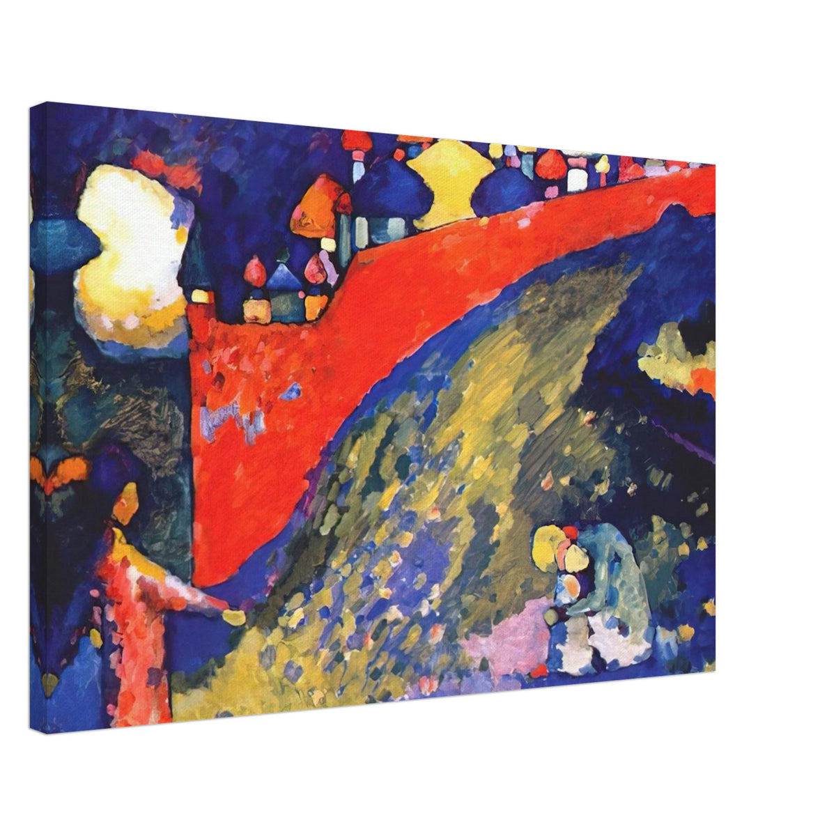 RED WALL DESTINY 1909 Canvas | Wassily Kandinsky Canvas | Wassily Kandinsky Shop