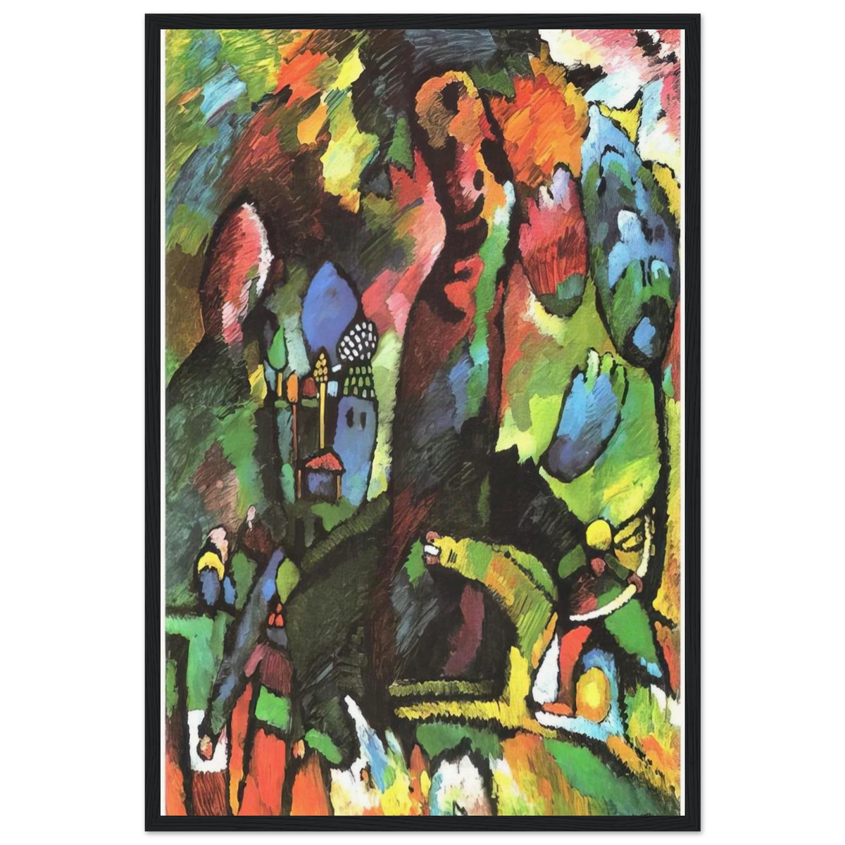 PICTURE WITH ARCHER 1909 Framed Poster | Wassily Kandinsky Framed Prints Wall Art | Wassily Kandinsky Shop