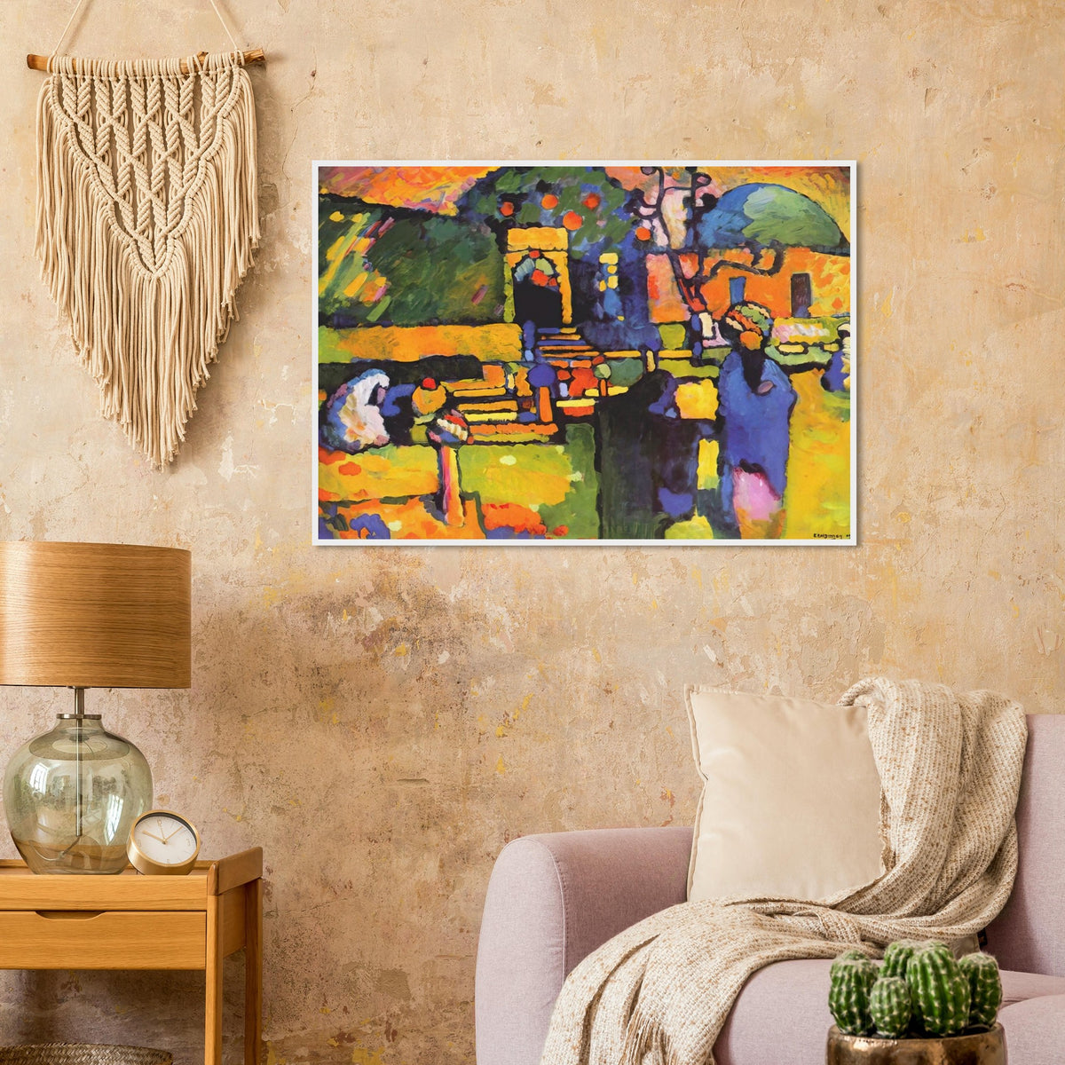 ARABS I CEMETERY 1909 Framed Poster | Wassily Kandinsky Framed Prints Wall Art | Wassily Kandinsky Shop