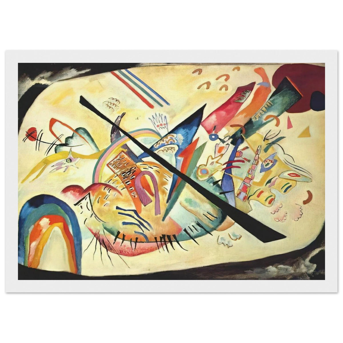 WHITE OVAL 1919 Framed Poster | Wassily Kandinsky Framed Prints Wall Art | Wassily Kandinsky Shop