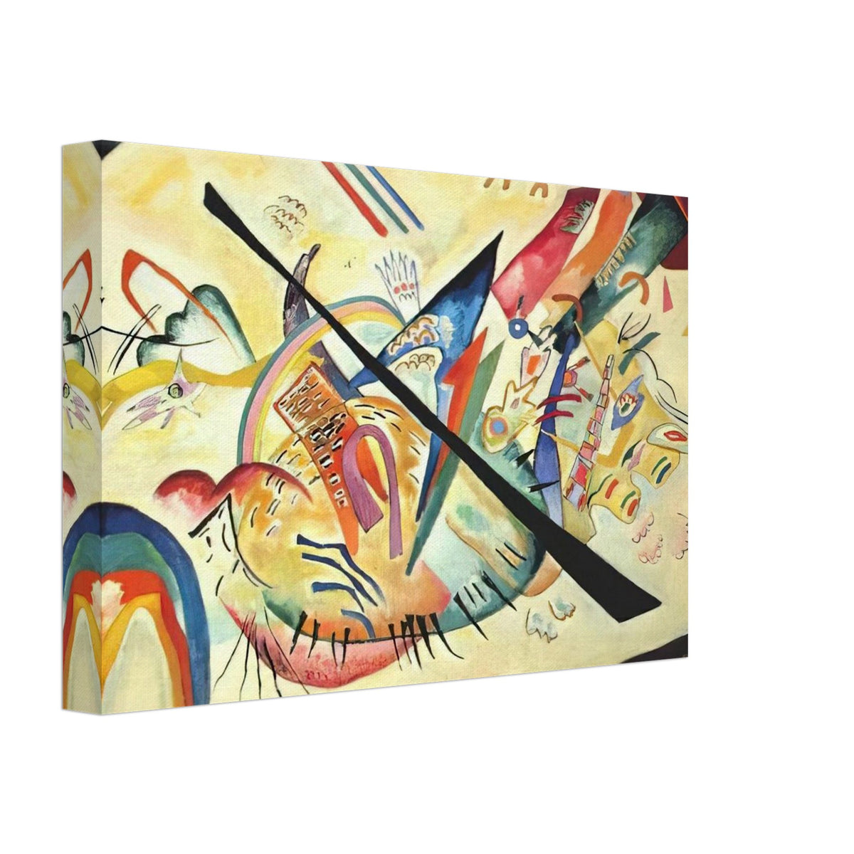 WHITE OVAL 1919 Canvas | Wassily Kandinsky Canvas | Wassily Kandinsky Shop