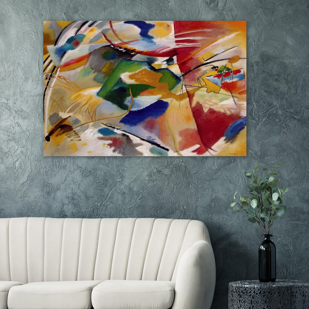 PAINTING WITH GREEN CENTER 1913 Poster | Wassily Kandinsky Poster | Wassily Kandinsky Shop