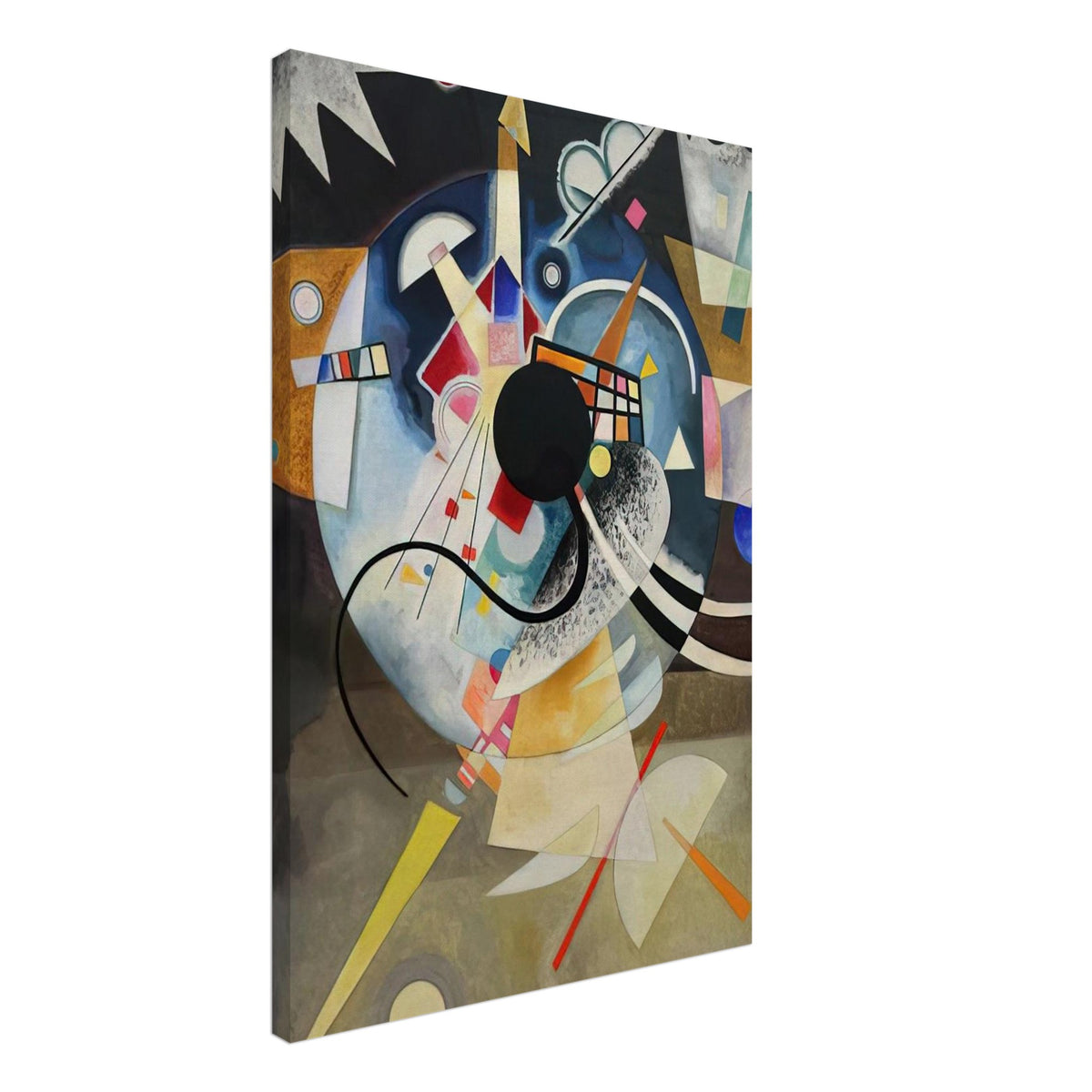 A CENTRE 1924 Canvas | Wassily Kandinsky Canvas | Wassily Kandinsky Shop