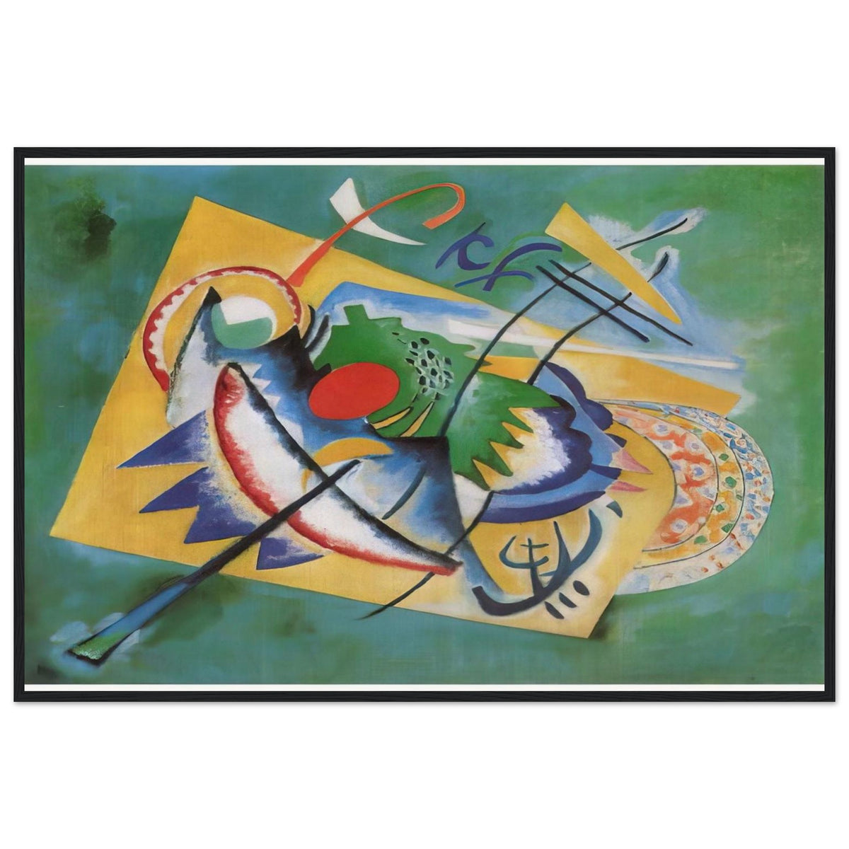 RED OVAL 1920 Framed Poster | Wassily Kandinsky Framed Prints Wall Art | Wassily Kandinsky Shop