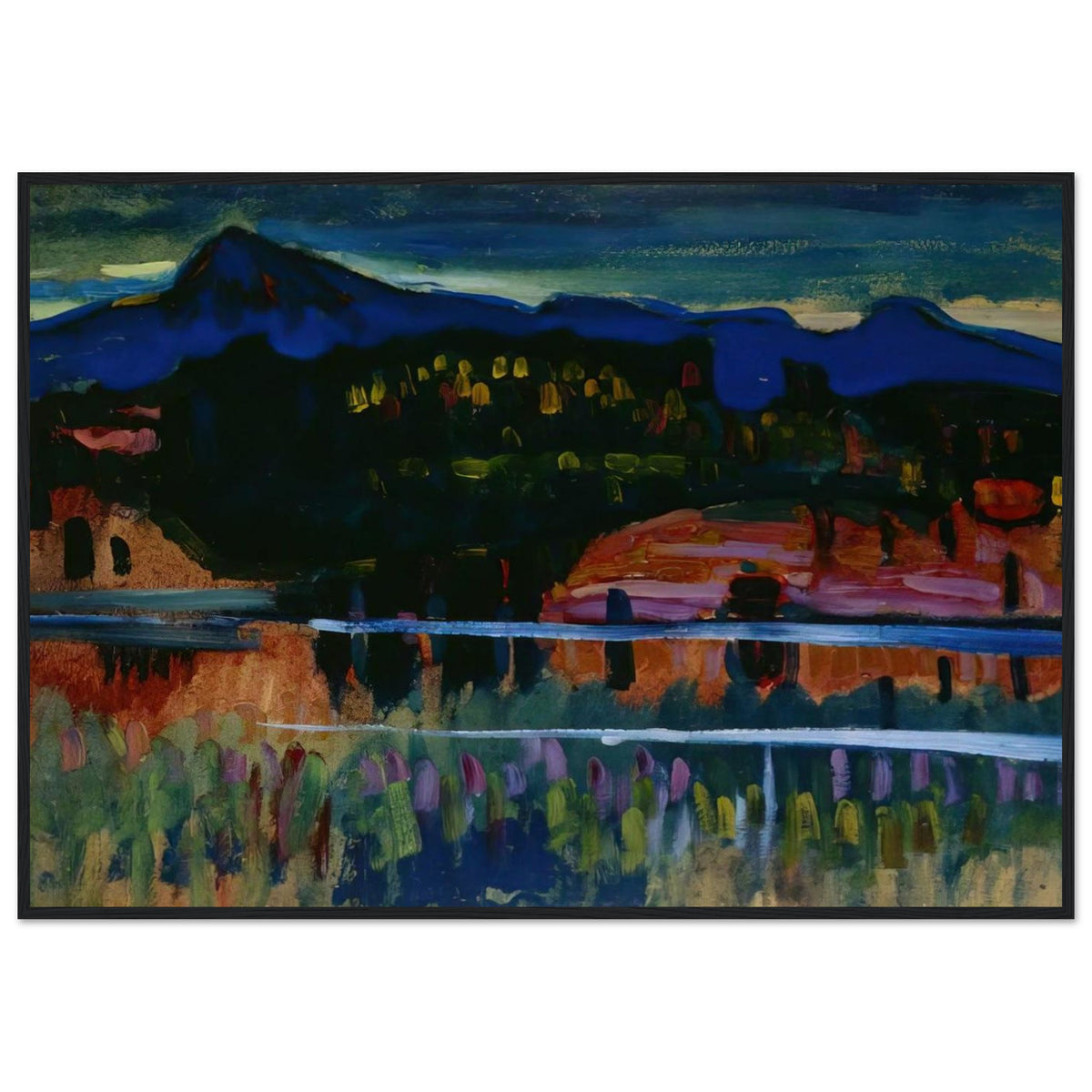 MURNAU AM STAFFELSEE 1908 Framed Poster | Wassily Kandinsky Framed Prints Wall Art | Wassily Kandinsky Shop