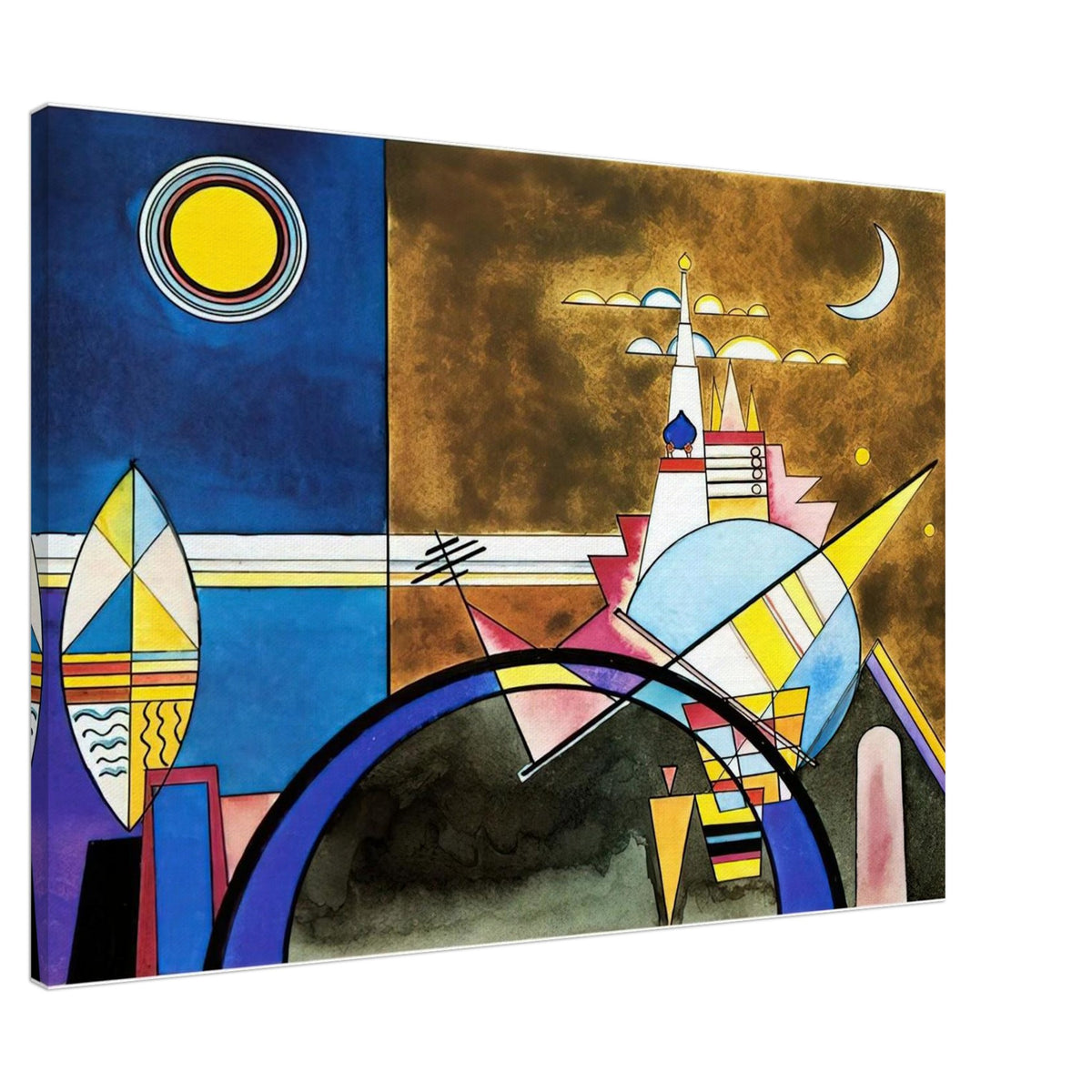 PICTURE XVI THE GREAT GATE OF KIEV STAGE SET FOR MUSSORGSKY S PICTURES AT AN EXHIBITION IN 1928 Canvas | Wassily Kandinsky Canvas | Wassily Kandinsky Shop