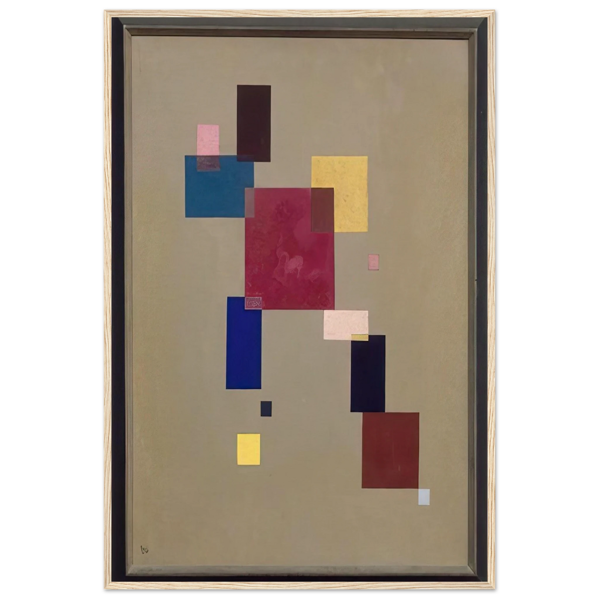 THREE RECTANGLES 1930 Framed Poster | Wassily Kandinsky Framed Prints Wall Art | Wassily Kandinsky Shop