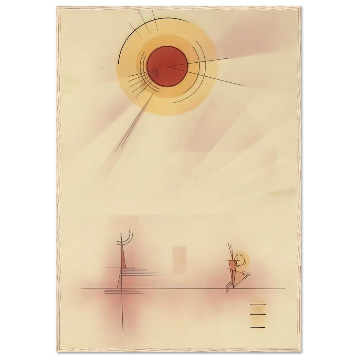 STRAHLEN 1929 Framed Poster | Wassily Kandinsky Framed Prints Wall Art | Wassily Kandinsky Shop
