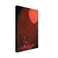 RED SUN AND SHIP Canvas | Wassily Kandinsky Canvas | Wassily Kandinsky Shop