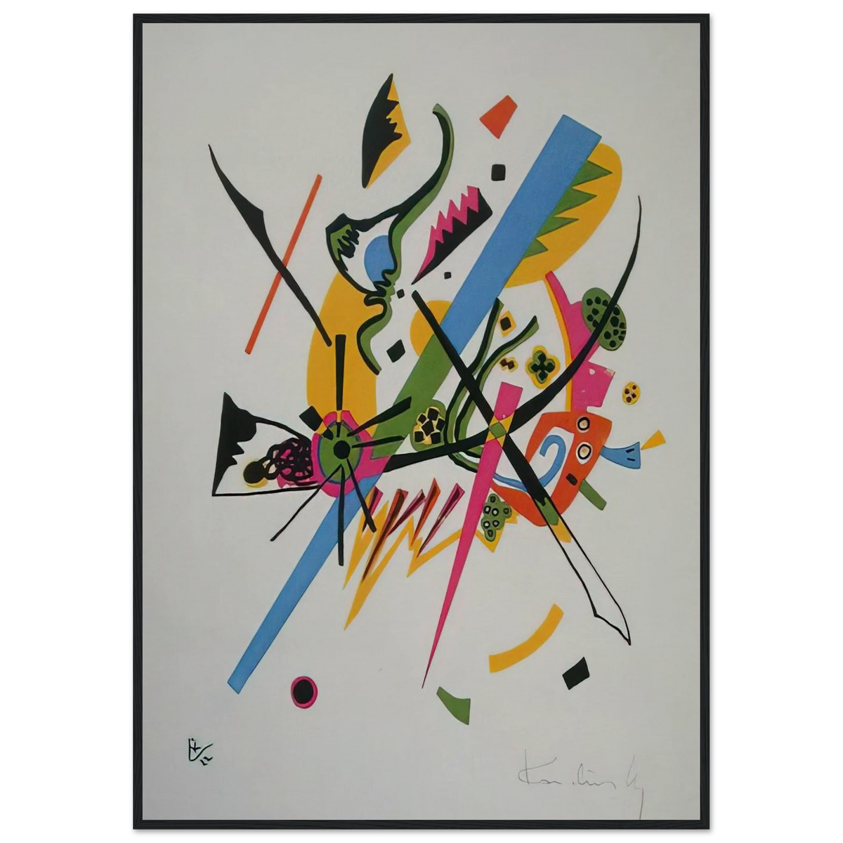 SMALL WORLDS 1922 Framed Poster | Wassily Kandinsky Framed Prints Wall Art | Wassily Kandinsky Shop