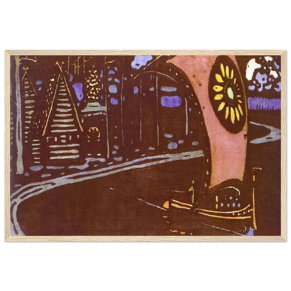 THE GOLDEN SAIL 1903 Framed Poster | Wassily Kandinsky Framed Prints Wall Art | Wassily Kandinsky Shop
