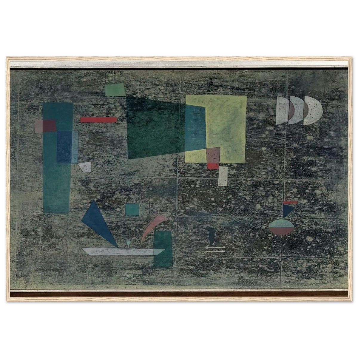 CIRCULATION SLOWED 1931 Framed Poster | Wassily Kandinsky Framed Prints Wall Art | Wassily Kandinsky Shop