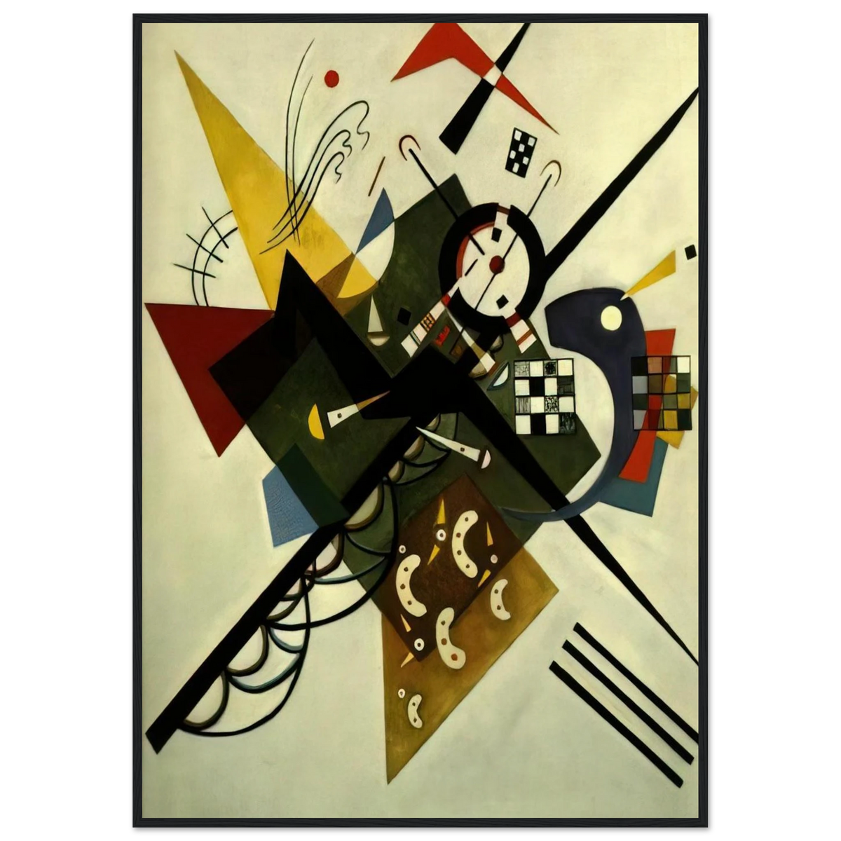 ON WHITE II 1923 Framed Poster | Wassily Kandinsky Framed Prints Wall Art | Wassily Kandinsky Shop