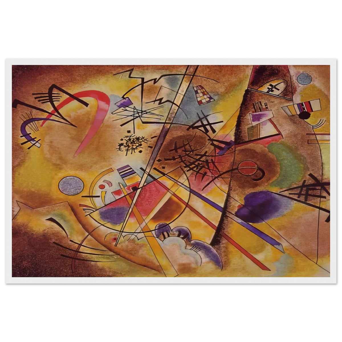SMALL DREAM IN RED 1925 Framed Poster | Wassily Kandinsky Framed Prints Wall Art | Wassily Kandinsky Shop