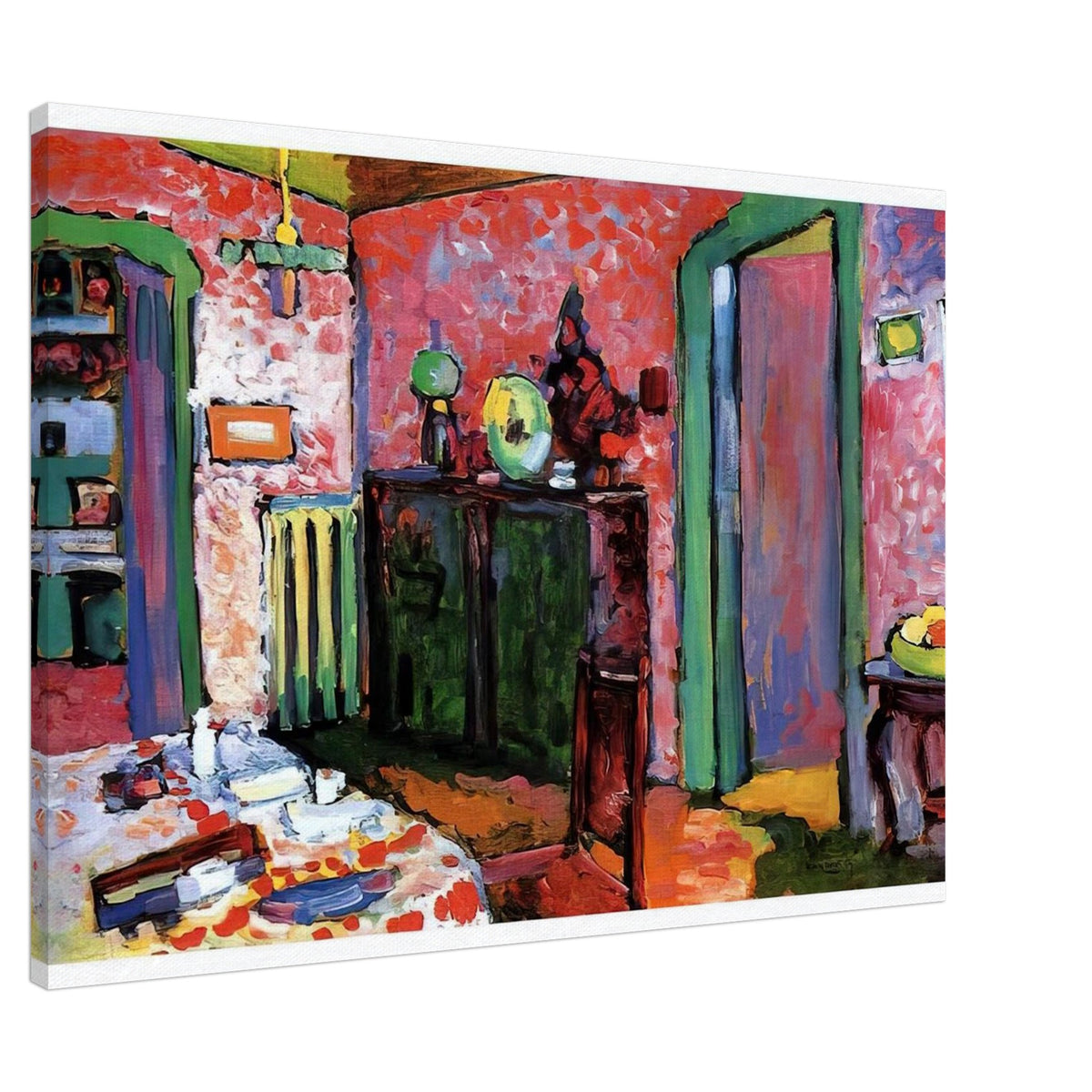 INTERIOR MY DINING ROOM 1909 Canvas | Wassily Kandinsky Canvas | Wassily Kandinsky Shop