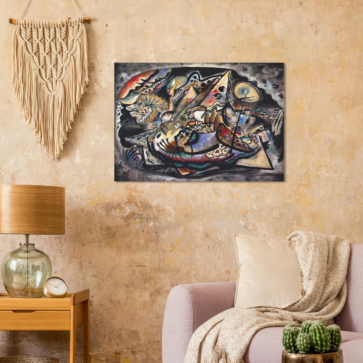 GREY OVAL 1917 Canvas | Wassily Kandinsky Canvas | Wassily Kandinsky Shop