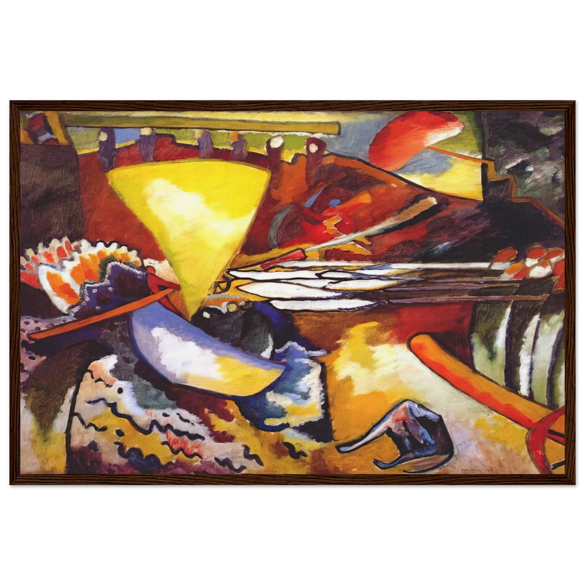 IMPROVISATION 11 1910 Framed Poster | Wassily Kandinsky Framed Prints Wall Art | Wassily Kandinsky Shop