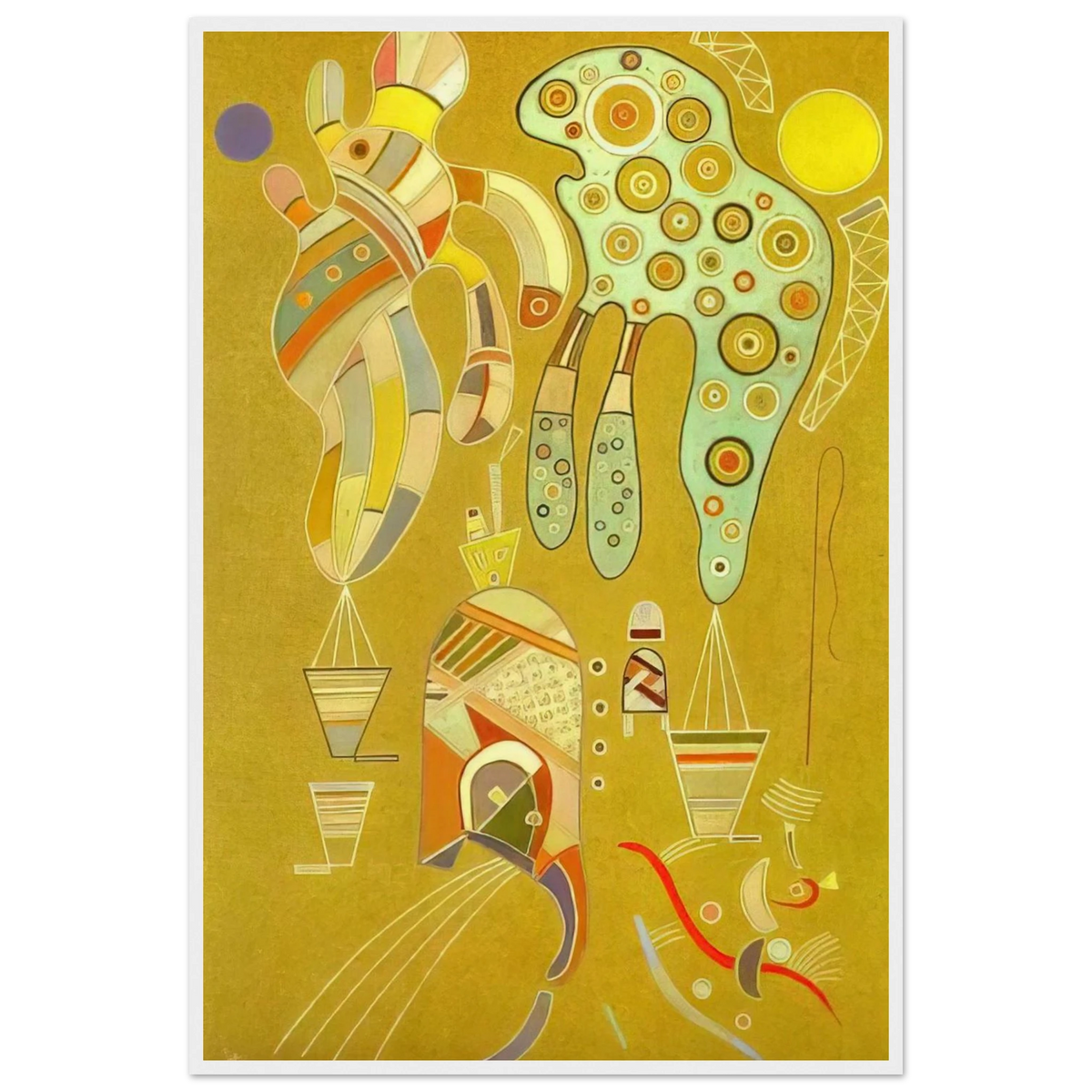 UNTITLED 1941 Framed Poster | Wassily Kandinsky Framed Prints Wall Art | Wassily Kandinsky Shop