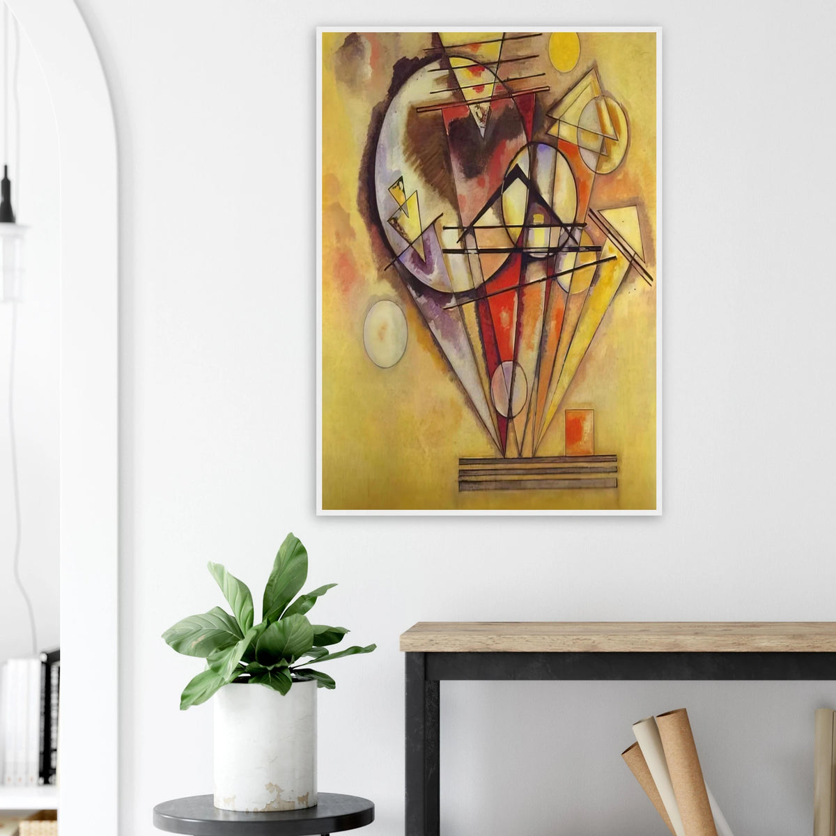 ON THE POINTS 1928 Framed Poster | Wassily Kandinsky Framed Prints Wall Art | Wassily Kandinsky Shop