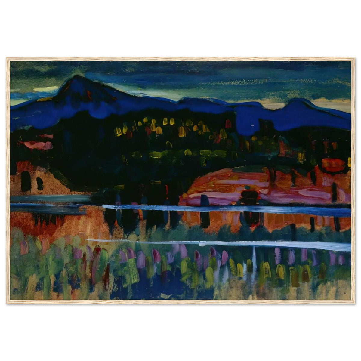 MURNAU AM STAFFELSEE 1908 Framed Poster | Wassily Kandinsky Framed Prints Wall Art | Wassily Kandinsky Shop
