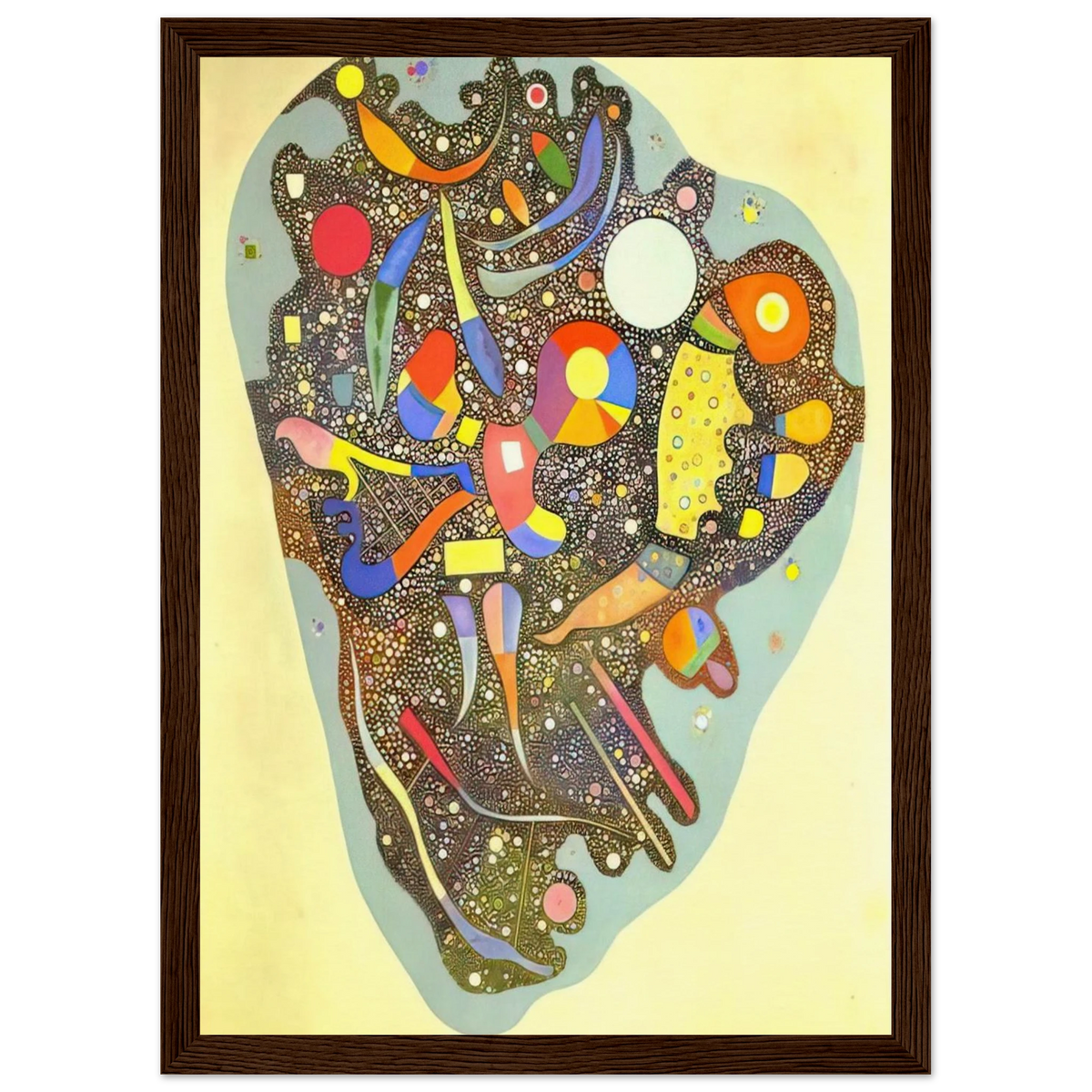 COLOURFUL ENSEMBLE 1938 Framed Poster | Wassily Kandinsky Framed Prints Wall Art | Wassily Kandinsky Shop