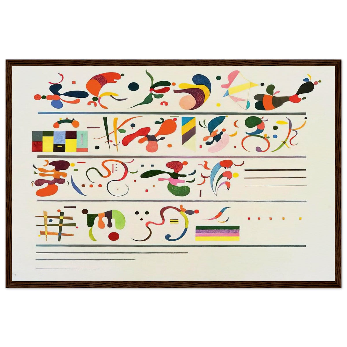 SUCCESSION 1935 Framed Poster | Wassily Kandinsky Framed Prints Wall Art | Wassily Kandinsky Shop