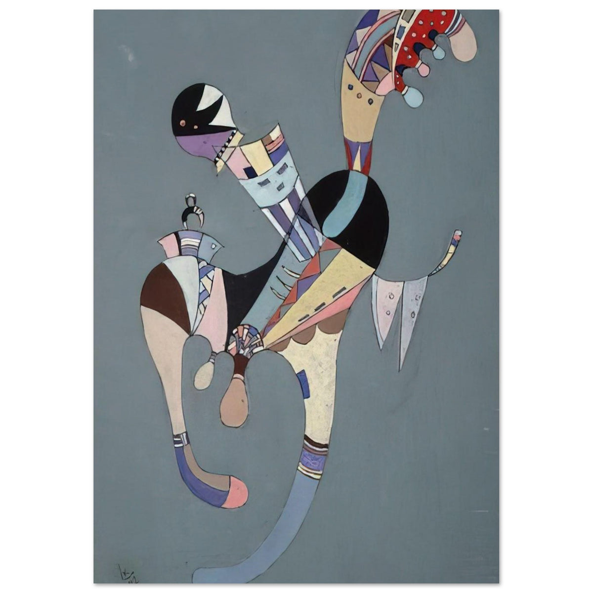 A FLOATING FIGURE 1942 Poster | Wassily Kandinsky Poster | Wassily Kandinsky Shop