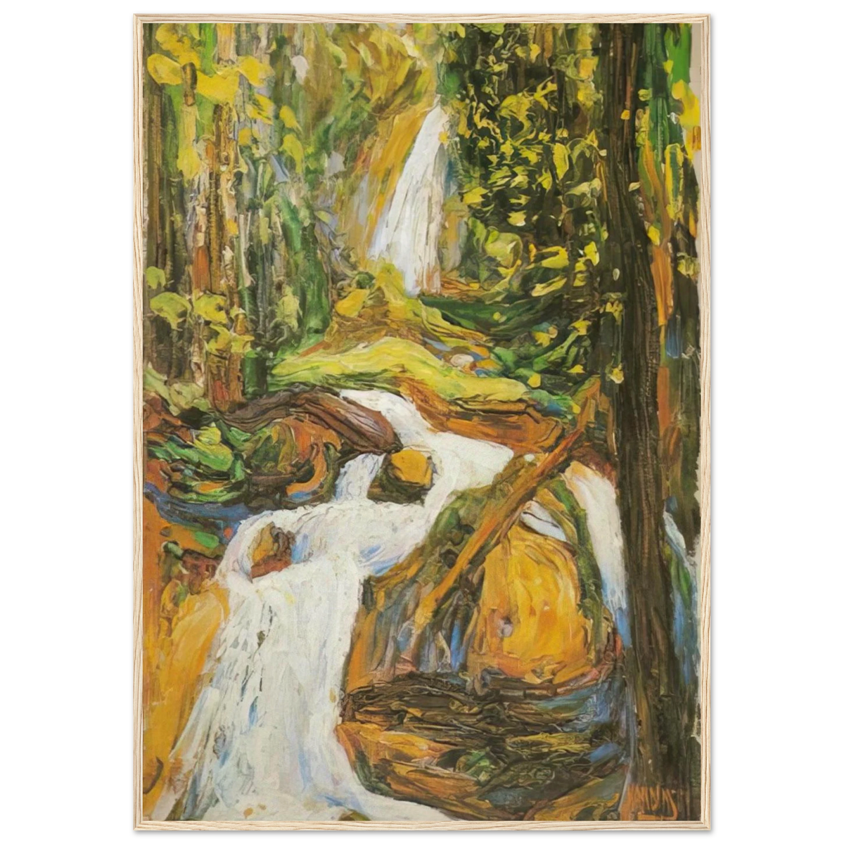KOCHEL WATERFALL I Framed Poster | Wassily Kandinsky Framed Prints Wall Art | Wassily Kandinsky Shop