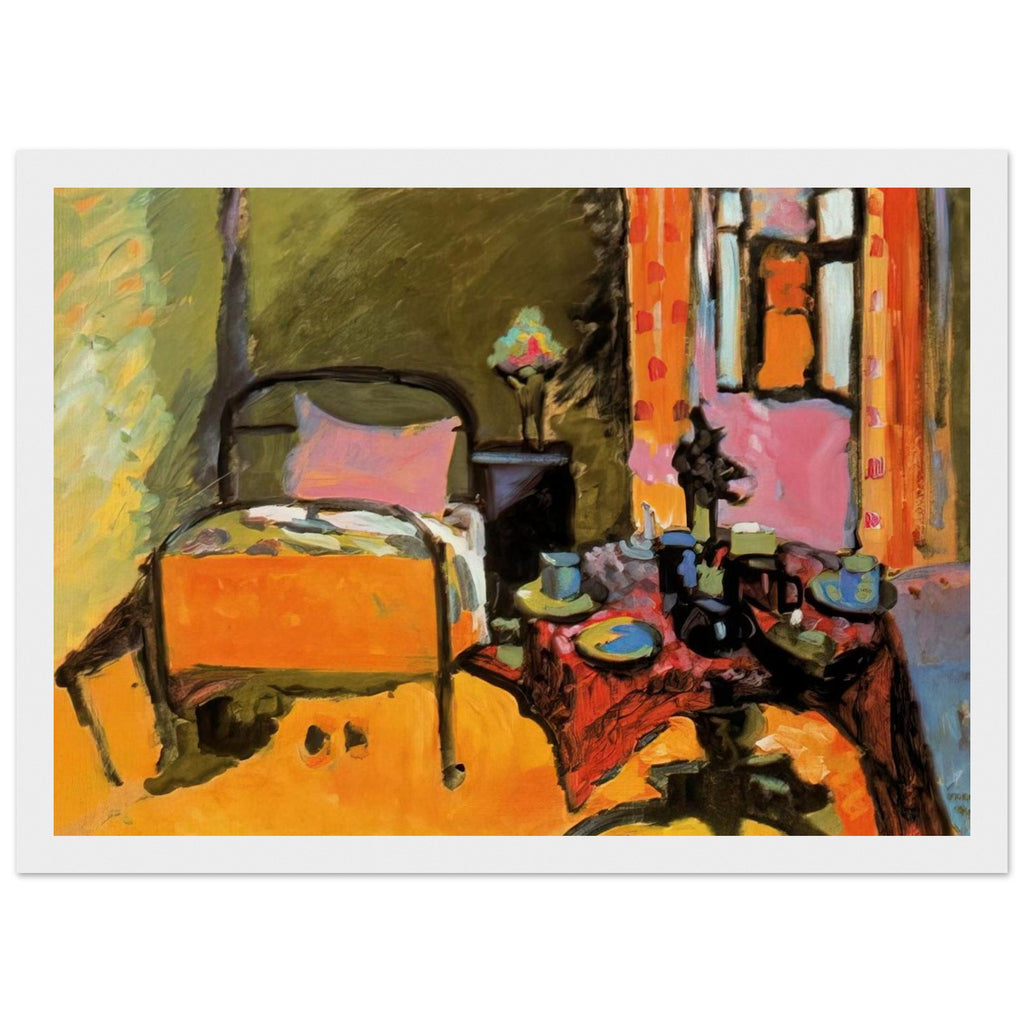 BEDROOM IN AINTMILLERSTRASSE 1909 Framed Poster | Wassily Kandinsky Framed Prints Wall Art | Wassily Kandinsky Shop