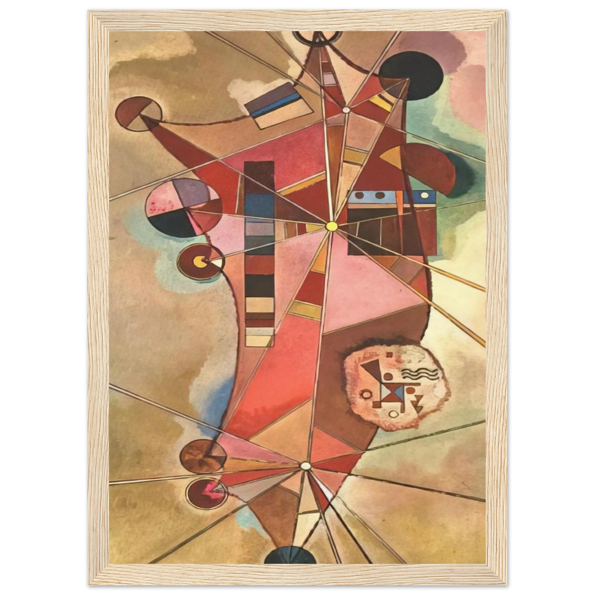FIXED POINTS Framed Poster | Wassily Kandinsky Framed Prints Wall Art | Wassily Kandinsky Shop