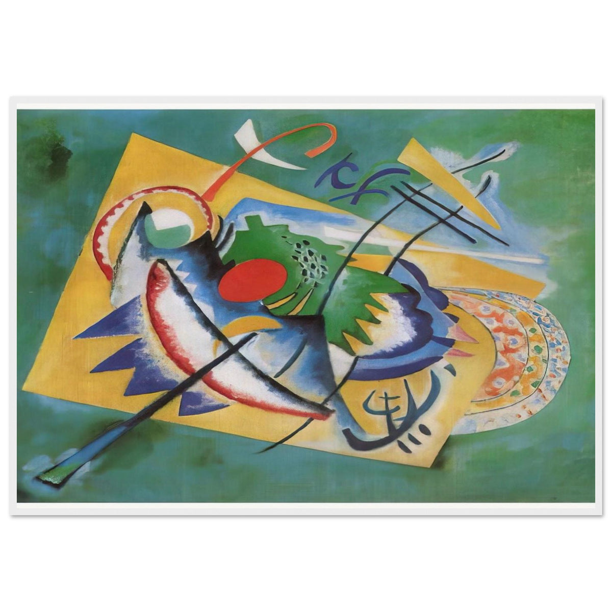 RED OVAL 1920 Framed Poster | Wassily Kandinsky Framed Prints Wall Art | Wassily Kandinsky Shop