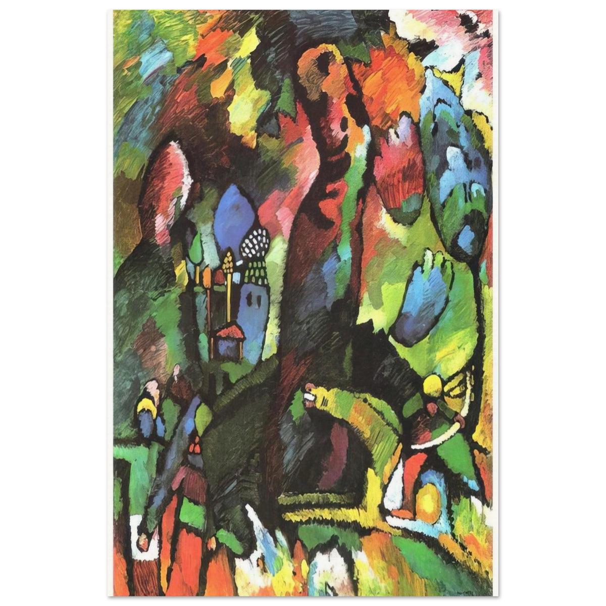 PICTURE WITH ARCHER 1909 Poster | Wassily Kandinsky Poster | Wassily Kandinsky Shop