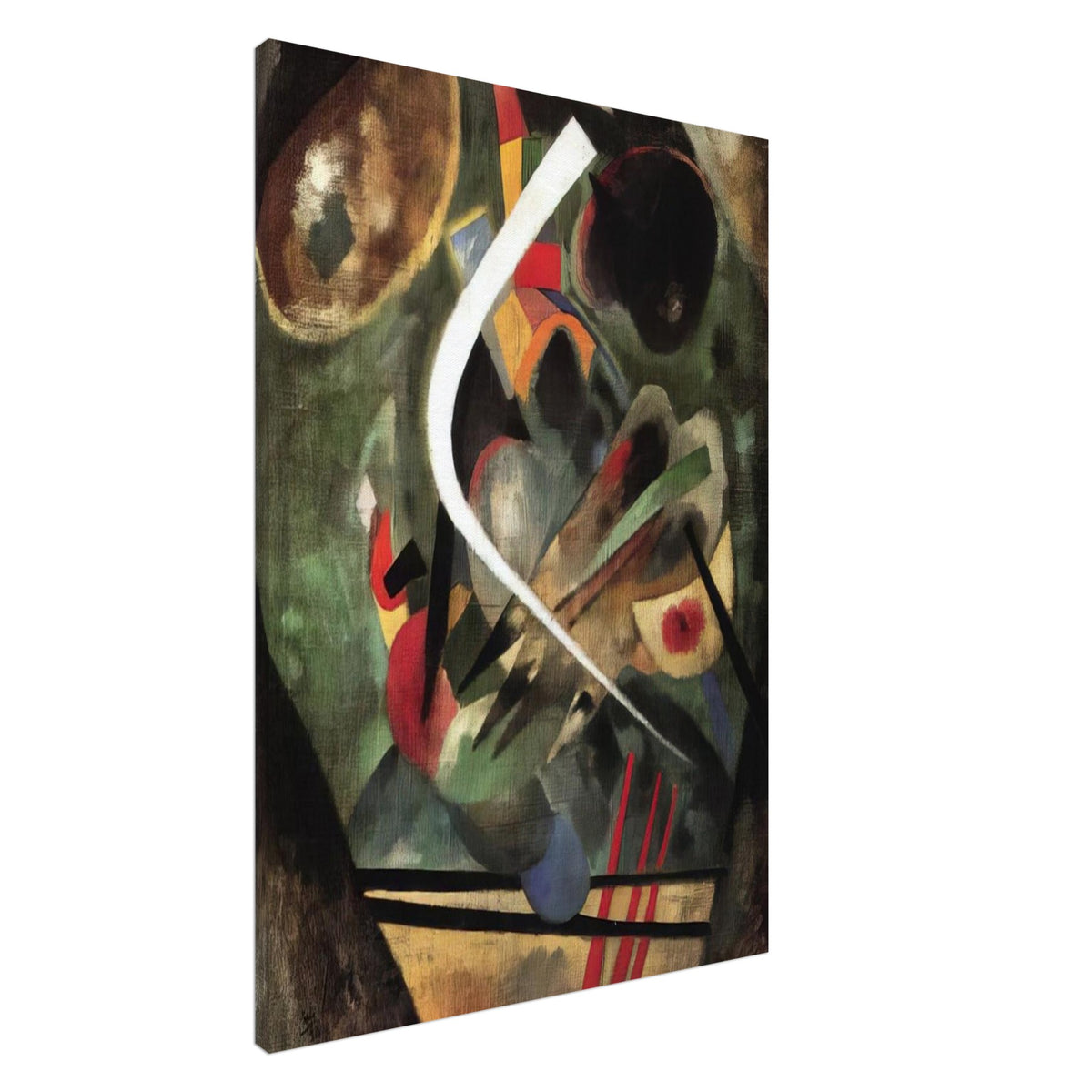 WHITE STROKE 1920 Canvas | Wassily Kandinsky Canvas | Wassily Kandinsky Shop