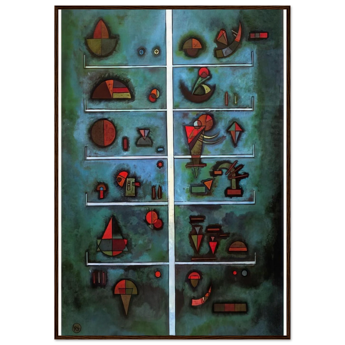 STOREYS 1929 Framed Poster | Wassily Kandinsky Framed Prints Wall Art | Wassily Kandinsky Shop
