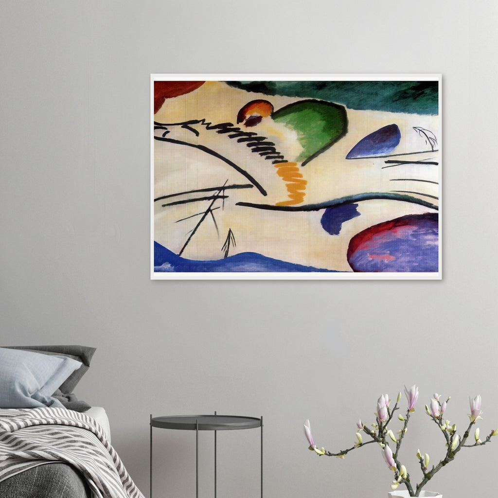 LYRICAL LYRICS 1911 Framed Poster | Wassily Kandinsky Framed Prints Wall Art | Wassily Kandinsky Shop