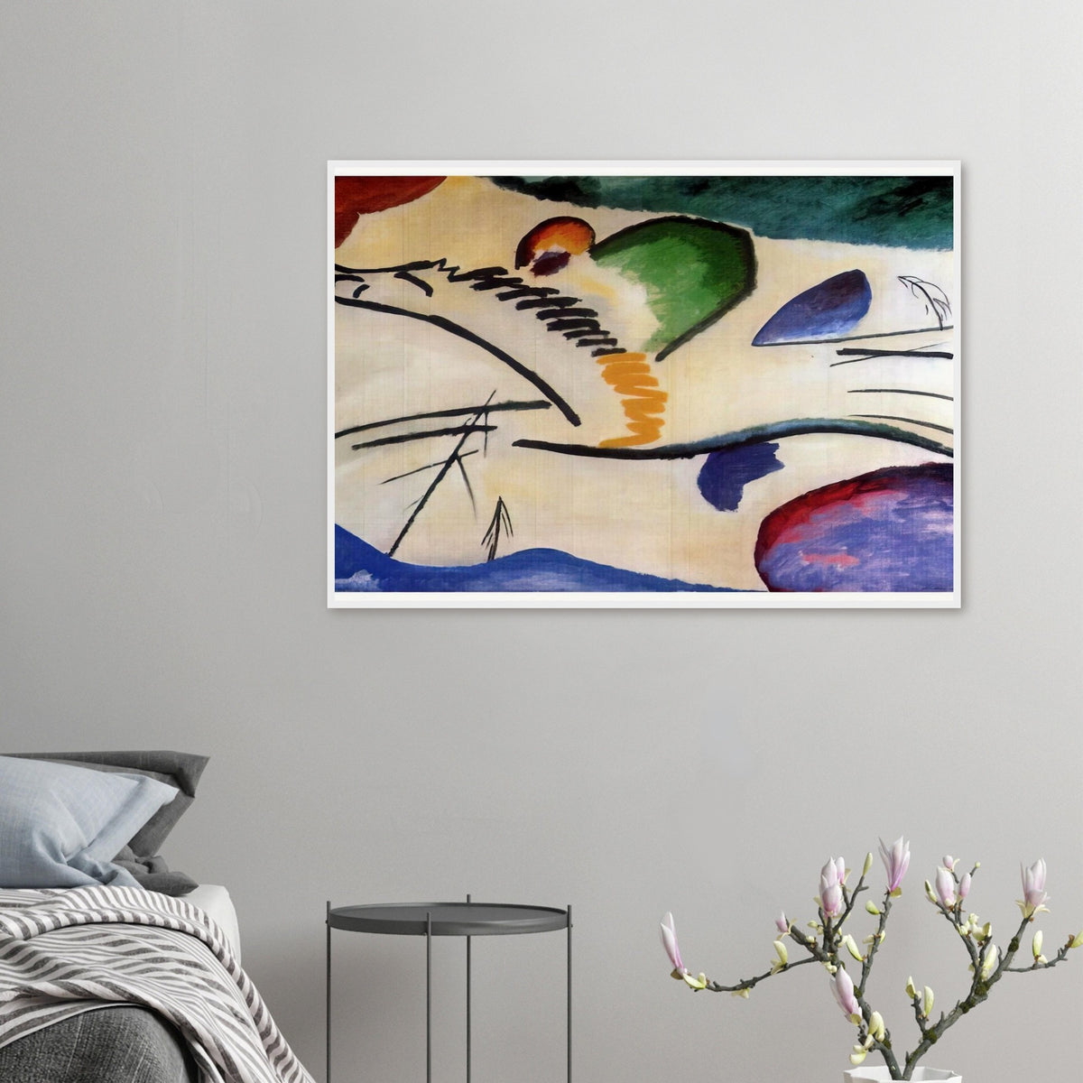 LYRICAL LYRICS 1911 Framed Poster | Wassily Kandinsky Framed Prints Wall Art | Wassily Kandinsky Shop