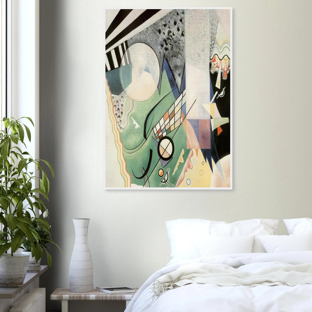 GREEN COMPOSITION 1923 Framed Poster | Wassily Kandinsky Framed Prints Wall Art | Wassily Kandinsky Shop