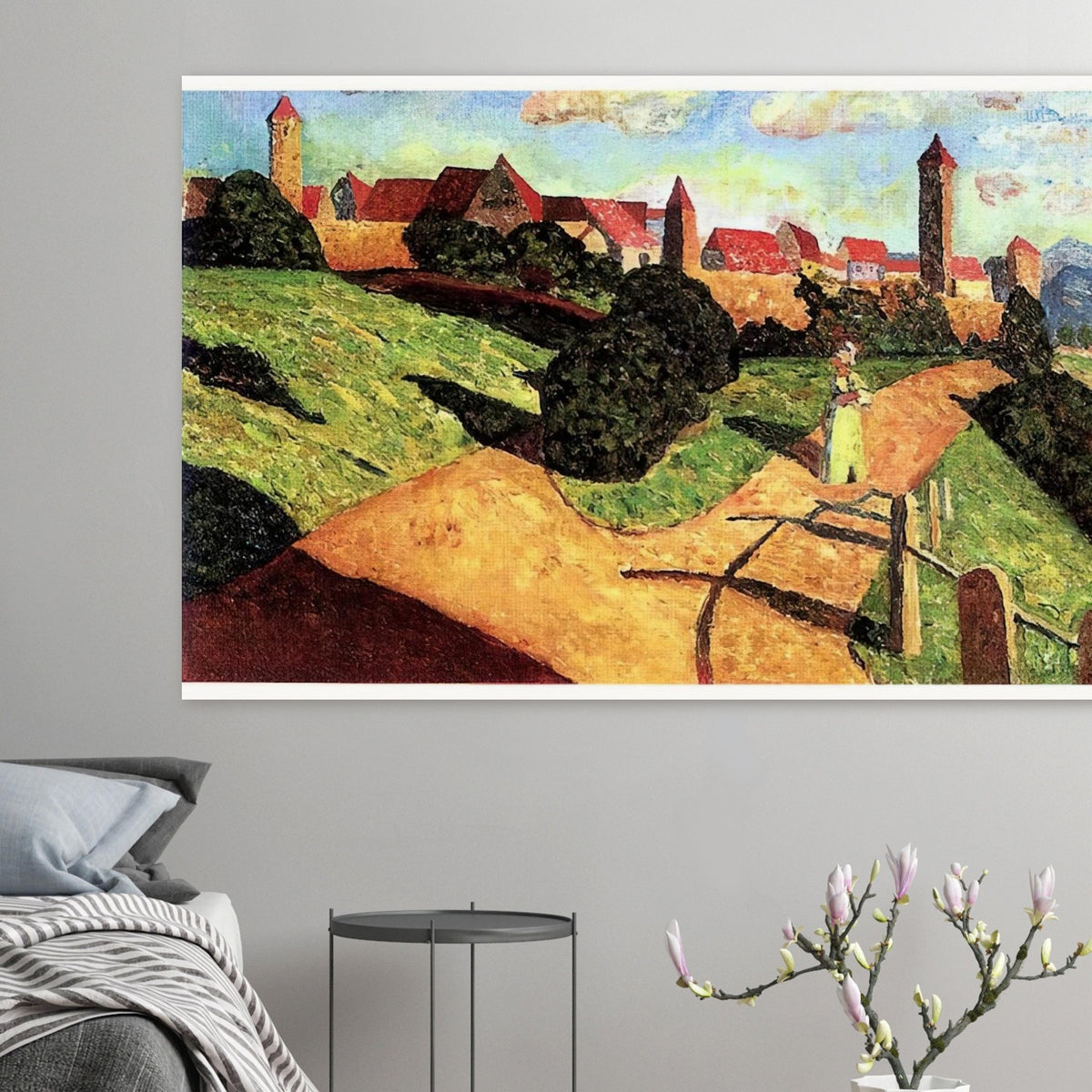 OLD TOWN II 1902 Poster | Wassily Kandinsky Poster | Wassily Kandinsky Shop