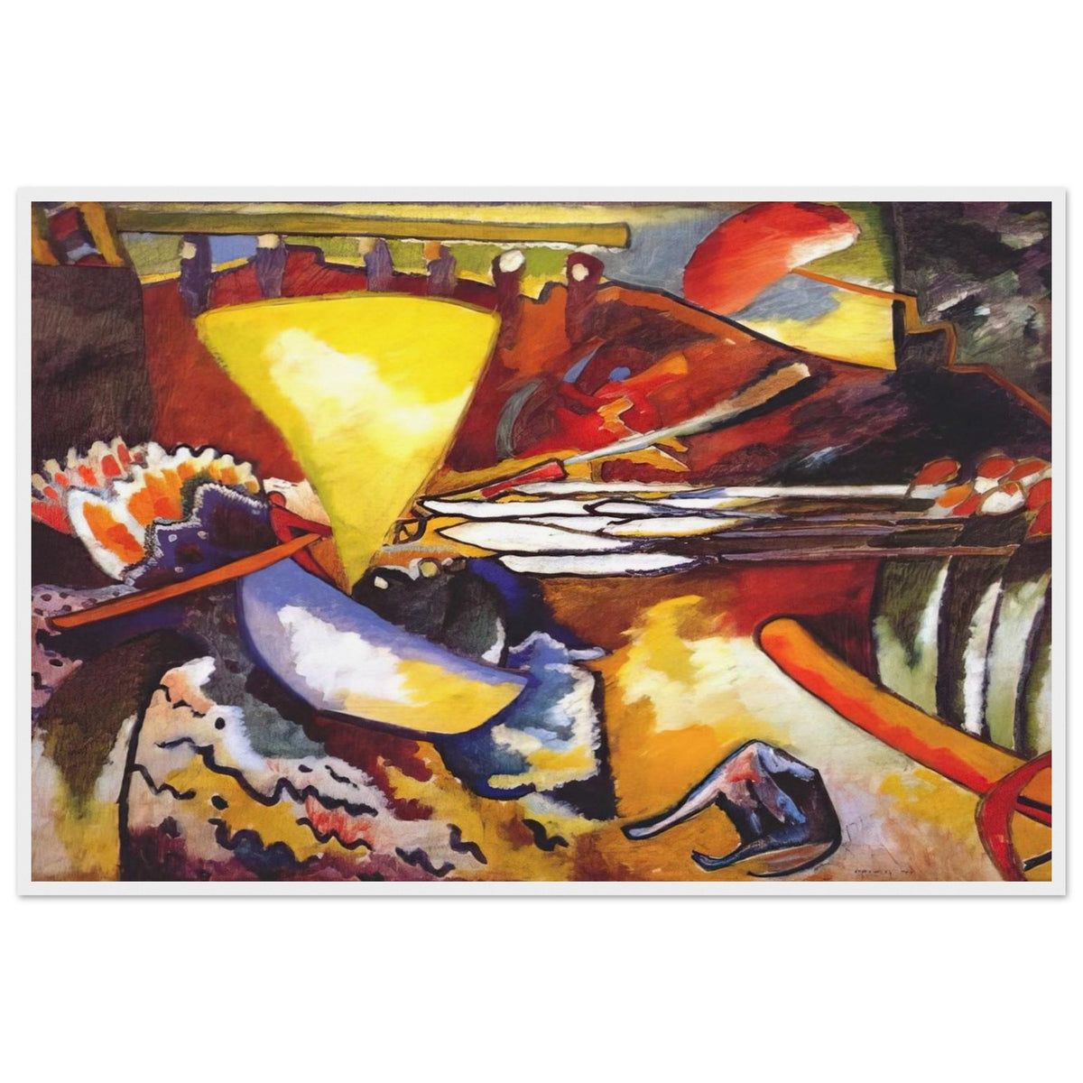 IMPROVISATION 11 1910 Framed Poster | Wassily Kandinsky Framed Prints Wall Art | Wassily Kandinsky Shop