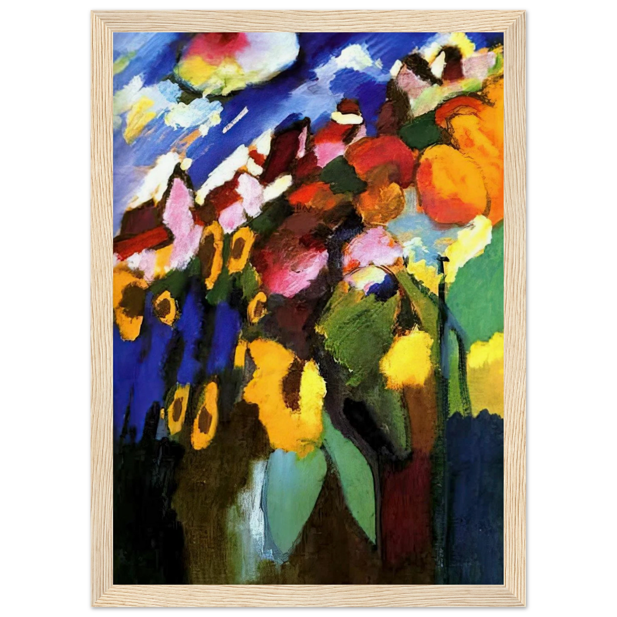 MURNAU GARDEN 1909 Framed Poster | Wassily Kandinsky Framed Prints Wall Art | Wassily Kandinsky Shop
