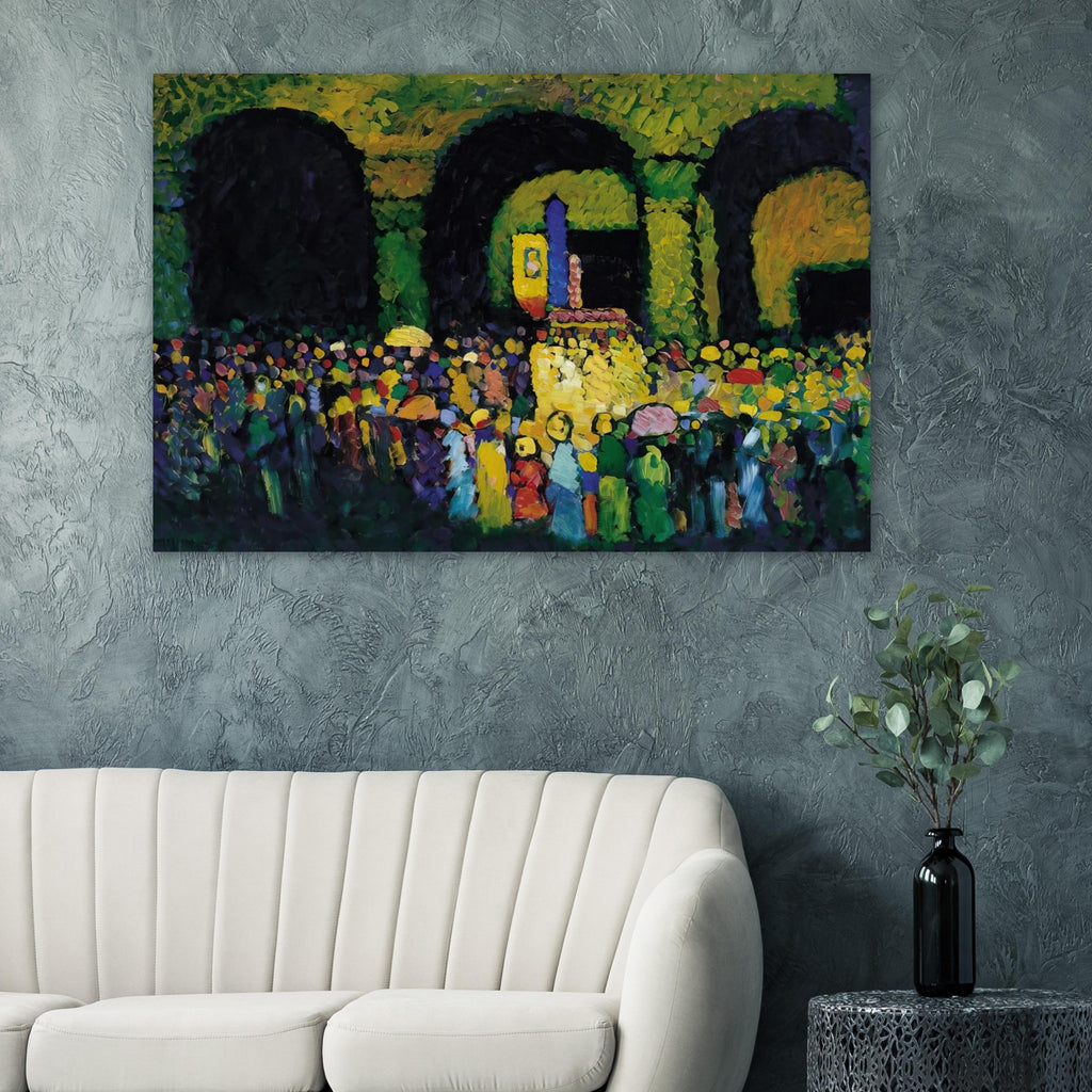 THE LUDWIGSKIRCHE IN MUNICH 1908 Poster | Wassily Kandinsky Poster | Wassily Kandinsky Shop
