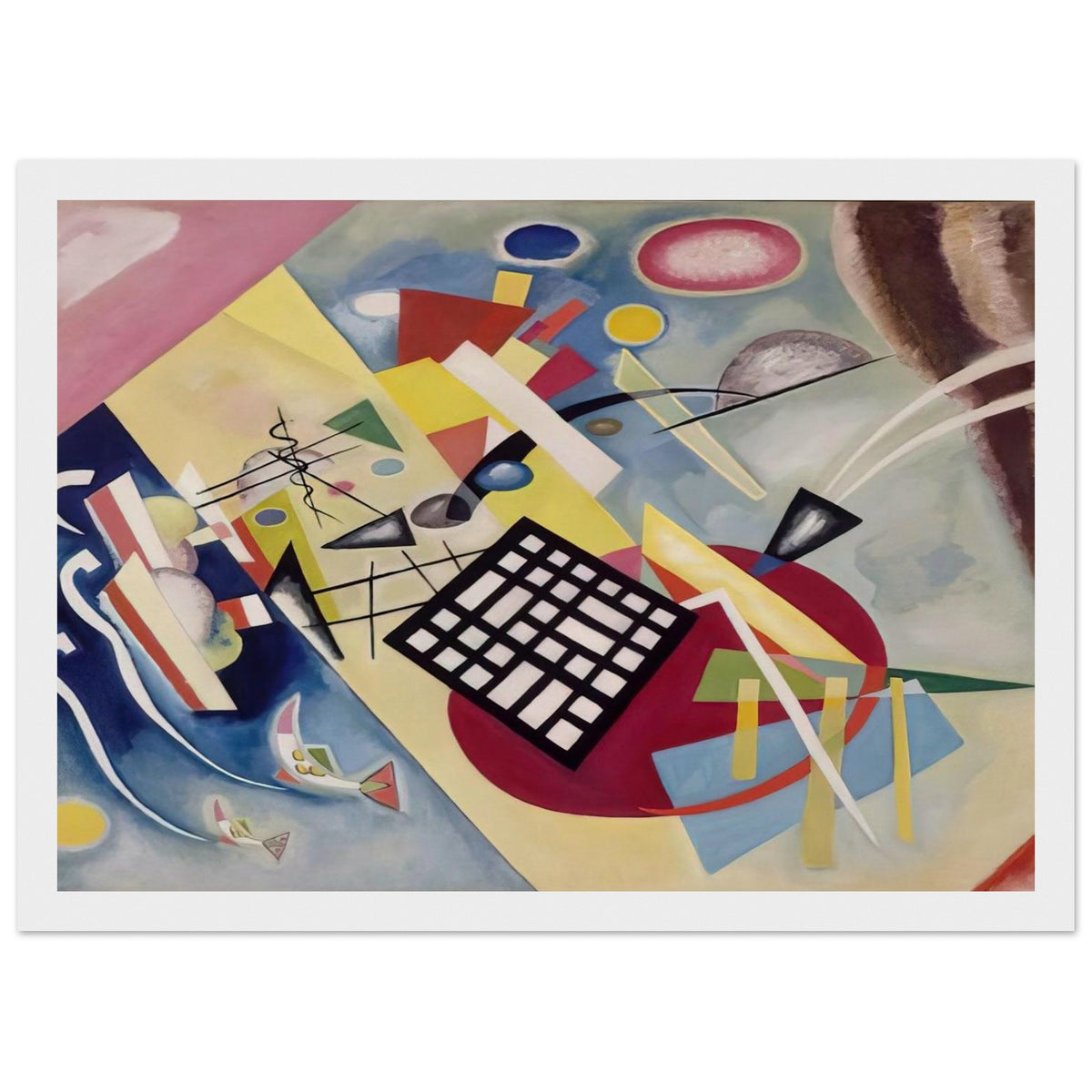 BLACK FRAME 1922 Framed Poster | Wassily Kandinsky Framed Prints Wall Art | Wassily Kandinsky Shop