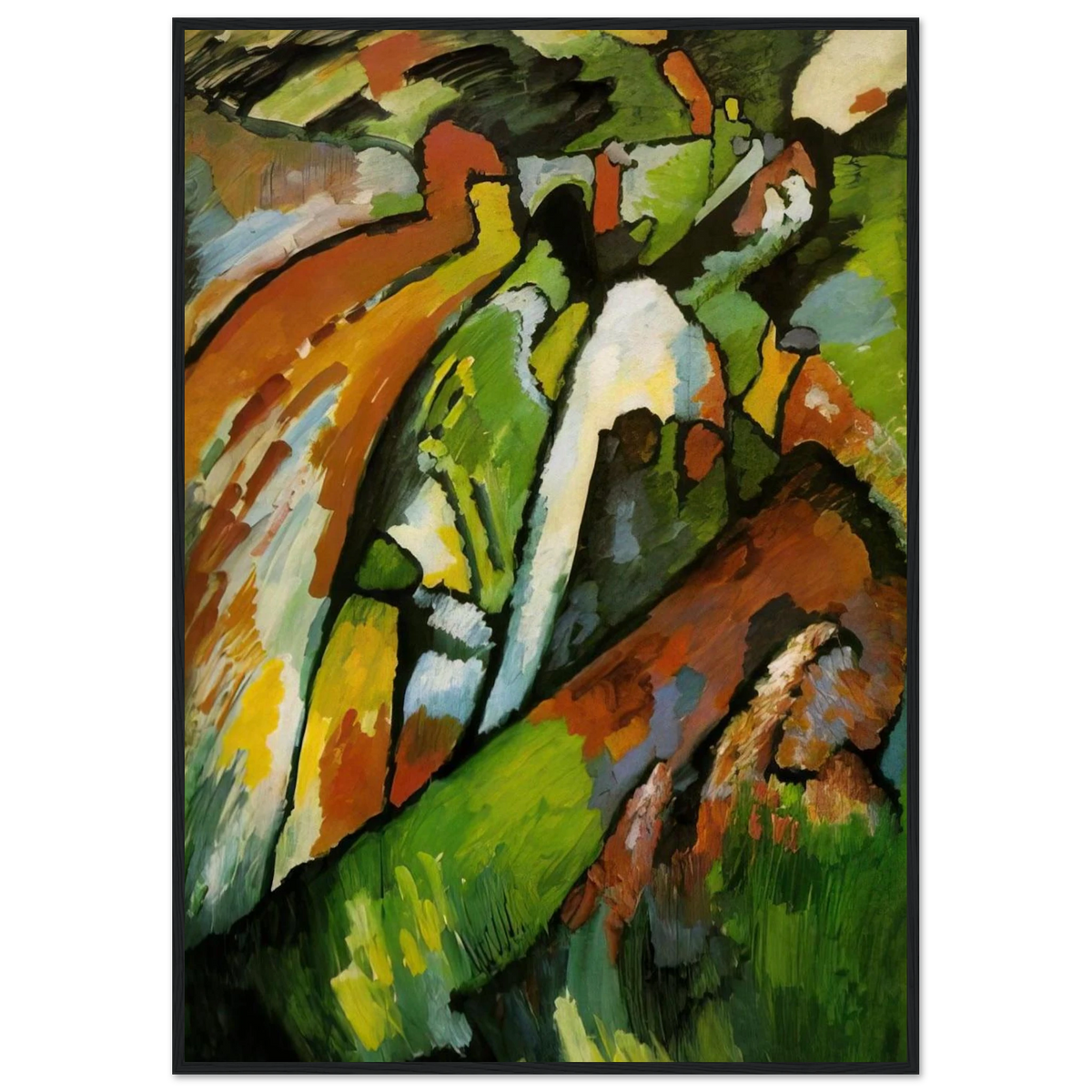 IMPROVISATION 7 1910 Framed Poster | Wassily Kandinsky Framed Prints Wall Art | Wassily Kandinsky Shop